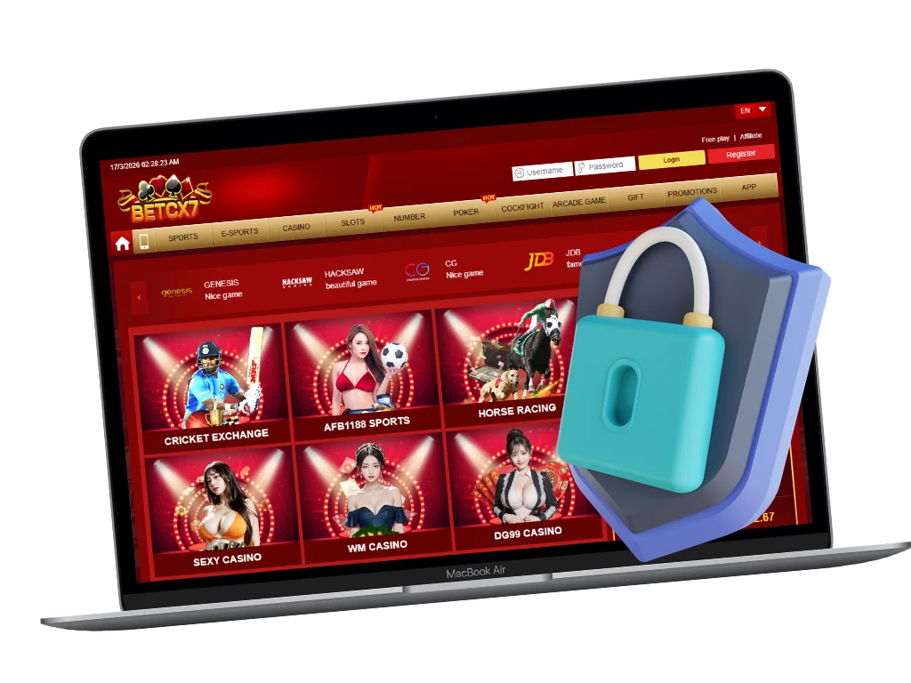 BetCX7 security illustration
